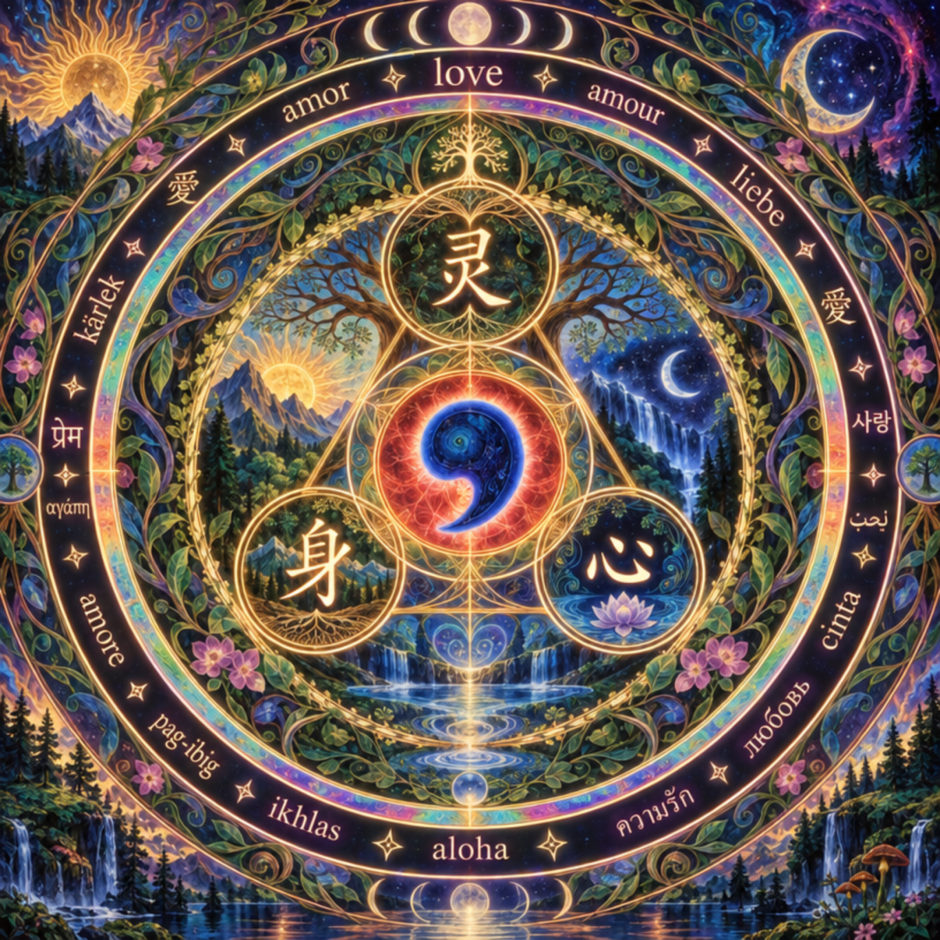 Magic Circle for Meditation Altar Magic Circle for Meditation Altar